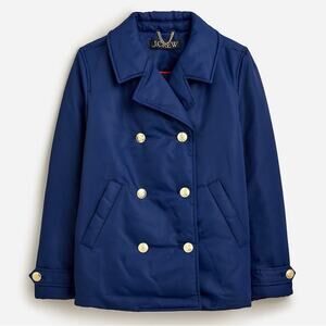 J. Crew Pea Coat Puffer Jacket